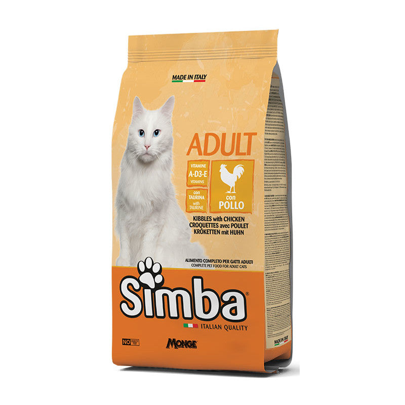 Monge Simba Croccantini per Gatti al Pollo 20kg Monge Simba Croccantini per Gatti al Pollo 20kg